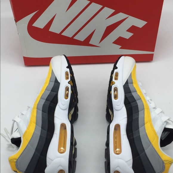 Nike Air Max 95 Shoes Amarillo White Grey Yellow - Picture 7 of 8